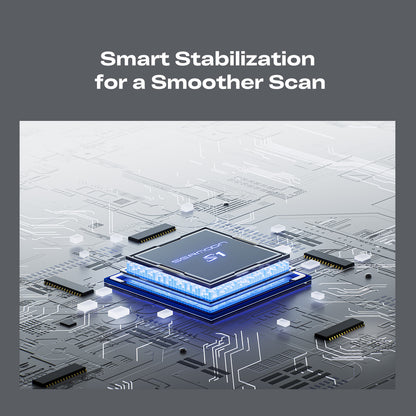 Creality Sermoon P1 3D Scanner with Built-in PC, Wireless Professional CAD/Reverse Engineering to 3D Printing & Art Design, 0.02mm Accuracy, 100FPS Blue Laser Scanning with WiFi 7