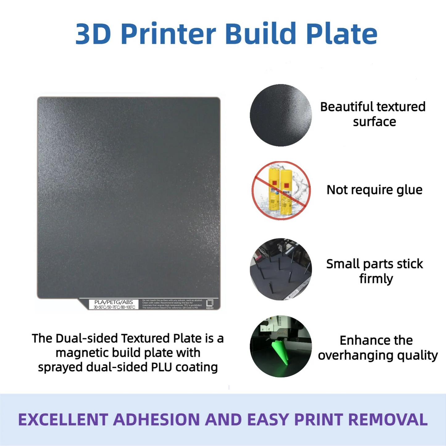 Aorita3d AFP sheet(Not PEI) Build Plate 185x185mm For FDM 3D Printer