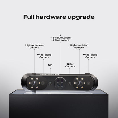 Creality Sermoon P1 3D Scanner with Built-in PC, Wireless Professional CAD/Reverse Engineering to 3D Printing & Art Design, 0.02mm Accuracy, 100FPS Blue Laser Scanning with WiFi 7