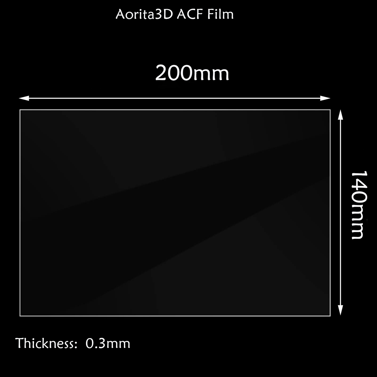 Aorita3D ACF film 200*140mm(3pcs)